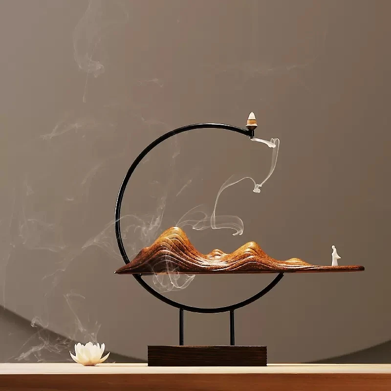 

Chinese Big Incense Burner Mould Lotus Modern Diffuser Aromatherapy Incense Burner Zen Art Porta Incienso Home Decorating Items