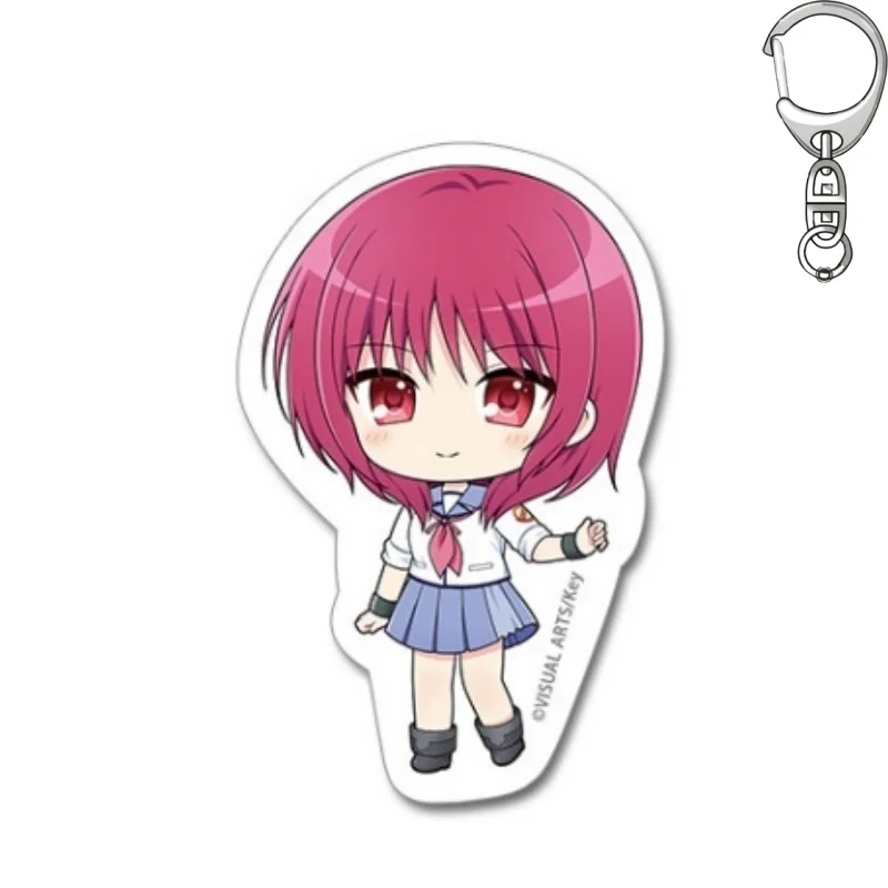 Фото Аниме Planetarian Angel Beats! Акриловые брелоки-подвески Хидеки Хината 6 см, украшения для сумок, аксессуары, коллекционные товары №3