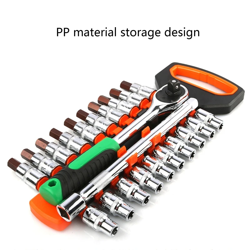 

Lightweight Socket Organizer 1/3-Inch 3/8-Inch 1/2-Inch Socket Holders Square Socket Holding Tool 3 Different Styles