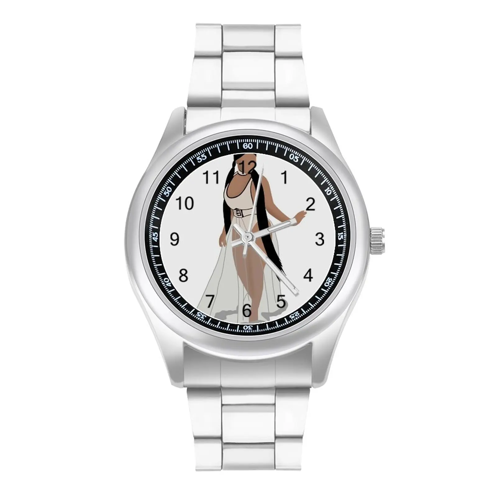 

Nicki Minaj Rapeuse Singer Queen Quartz Watch Barbz Cute Music Modern Wrist Watch Stainless Wideband Outdoor Couple Wristwatch