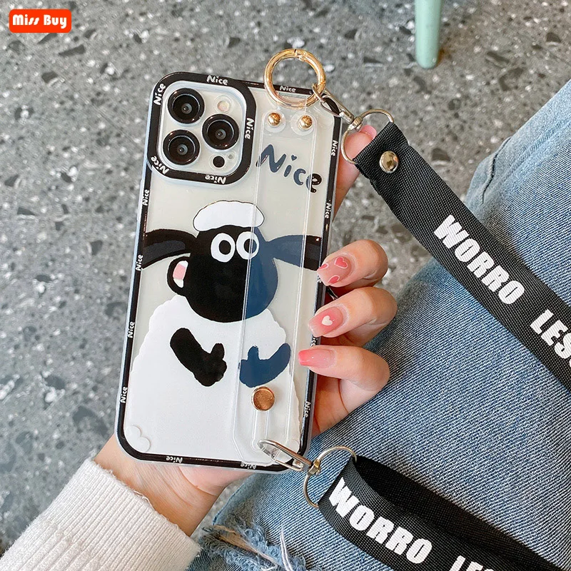 

Little Goat Transparent Clear Lanyard Crossbody Wristband Case for Huawei Honor 30 Lite 30 Pro 30S V20 X20 SE 20 Pro X10 9X Case