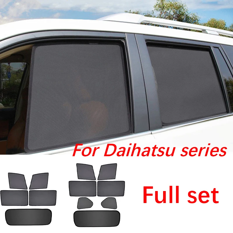 

Полный комплект Автомобильный солнцезащитный козырек для Daihatsu MOVE TERIOS ATRAI 7 yrv автомобильный солнцезащитный козырек боковое окно марля сетка солнцезащитный козырек автомобильные аксессуары