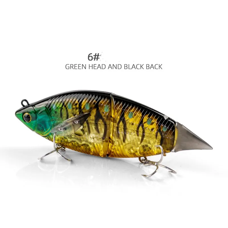 

Multi Section Dazzle Double Jointed Lure 6 Color 1pcs 41.5g 120mm Sea Bass Hard Fishing Crankbaits Minnow Fake Artificial Bait