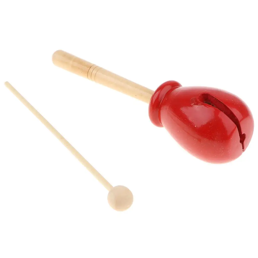 

Wooden Percussion Instrument Knocking Toy Crow Sounder Kids Children Musical Toy Gift