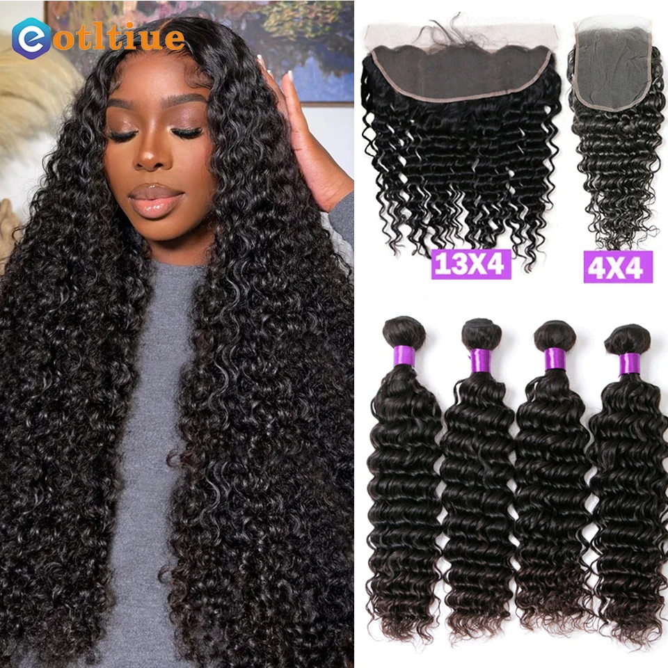 30-дюймовые волнистые 3 искусственные волосы с кружевной застежкой 4x4