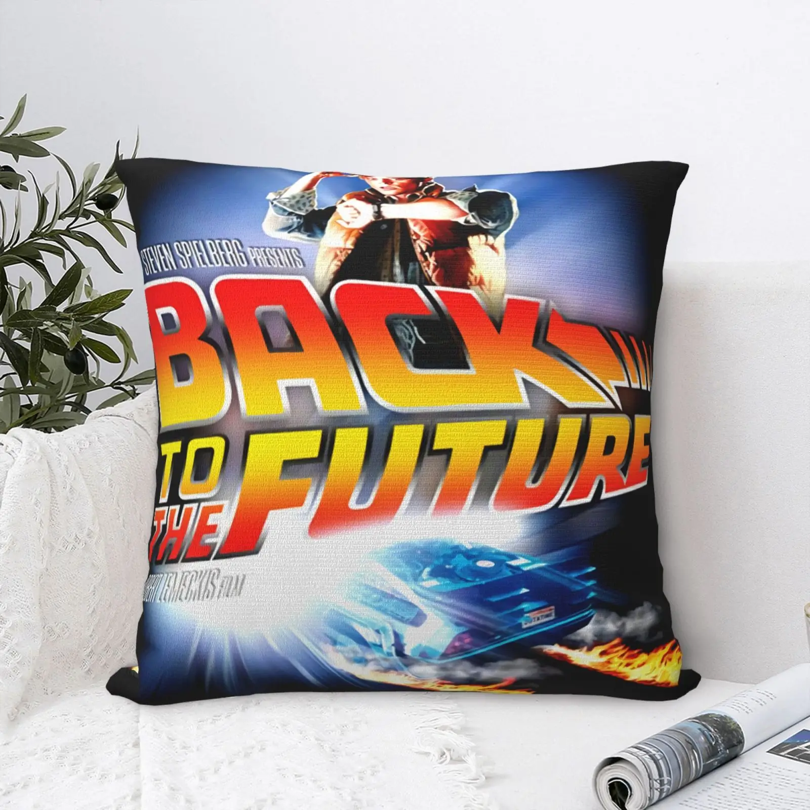 

Назад в будущее Ed для подушки Чехол для подушки наволочки для подушки Чехол для подушки с молнией Diy аниме подушка