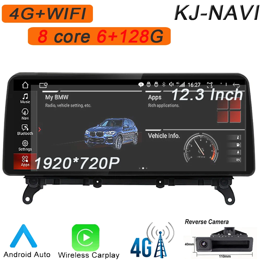 

Зеркальная ссылка BT FM-навигация для BMW X3 F25 / X4 F26 CIC система NBT мультимедиа Carplay радио DSP IPS