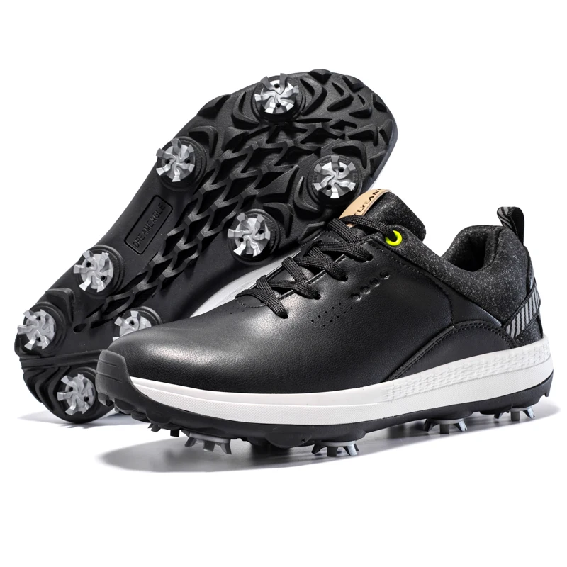Brand Professional Men's Golf Shoes Non-slip and Waterproof Golf Training Shoes Men Spikeless Golf Shoes Golf Shoes Men