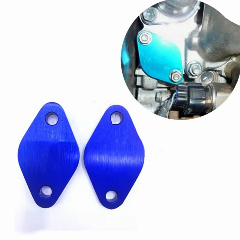 

2pcs turbo diesel 2.5L 3.0L JEGS EGR blind plate exhaust valve 05-14