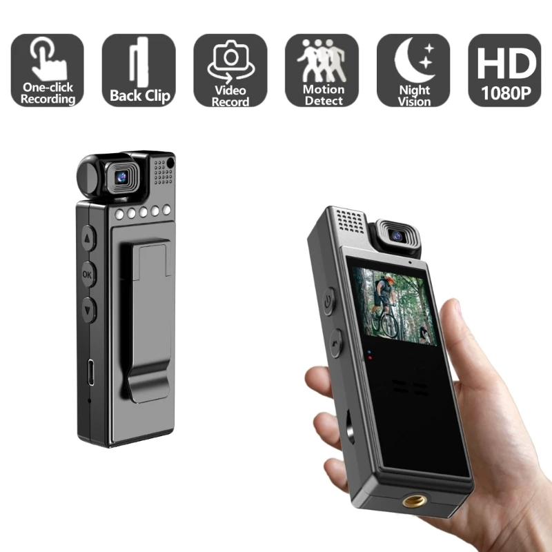 

L9 1.3inch Screen 1080P Mini Camera Portable Video Recorder Wearable Body Camera Night Visioned Digital Sport Camcorders