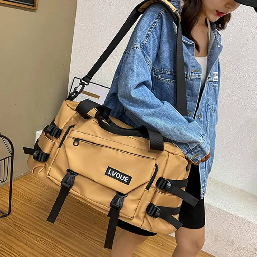 

Прочная Спортивная тренировочная сумка из ткани Оксфорд, сумка для хранения большой емкости, повседневная мужская и женская спортивная сум...