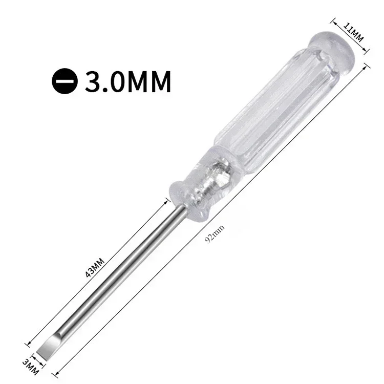 

Мини-отвертка MOONBIFFY 3 мм прозрачная