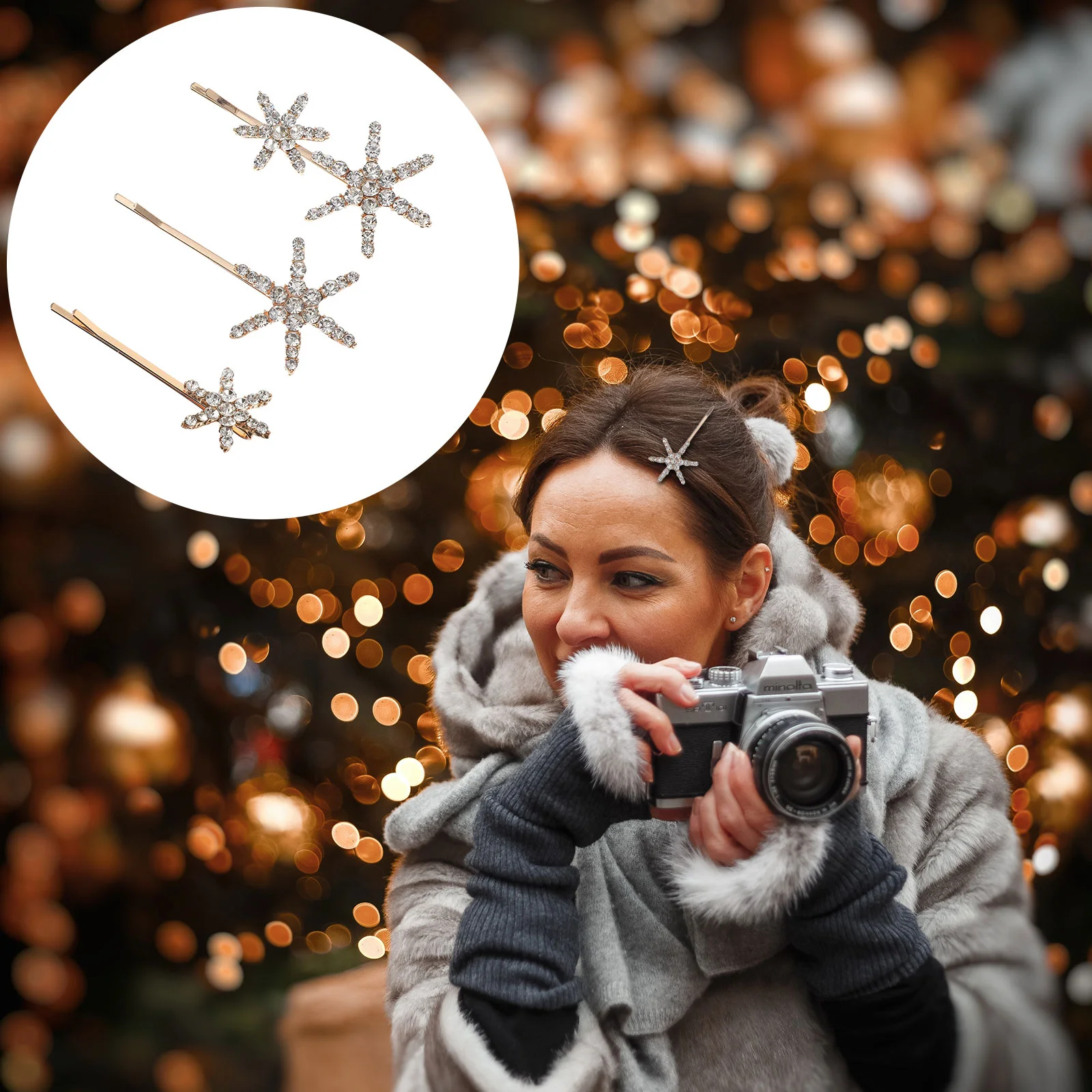 

Hair Barrettes Clip Star Clips Rhinestone Crystal Bridal Bobby Pearl Diamonds Birthday Pin Wedding Women Stars Accessories