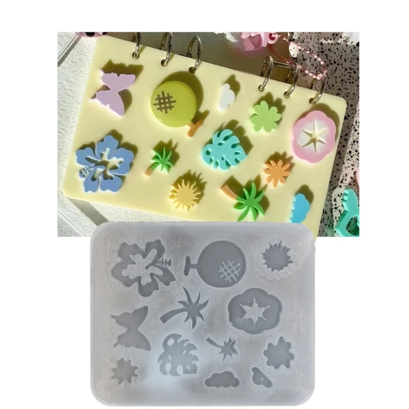 

Quicksand Filling Materials Resin Mould Silicone Hollow Shaker Fillers Mould Jewelry Making Mold for Epoxy Casting Craft