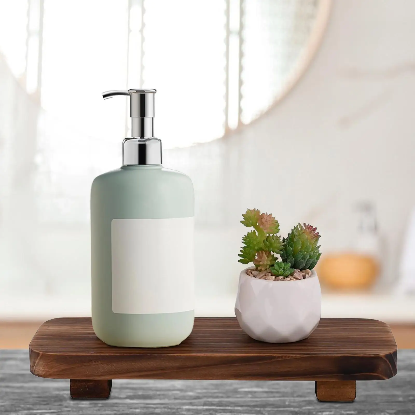 Подставка под дерево для ванной комнаты подставка мыло деревянная дисплея