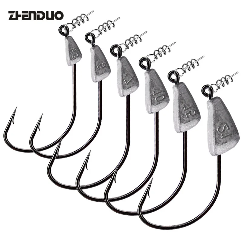 

100pcs High carbon steel fishing hook set Fishhooks fishing accessories