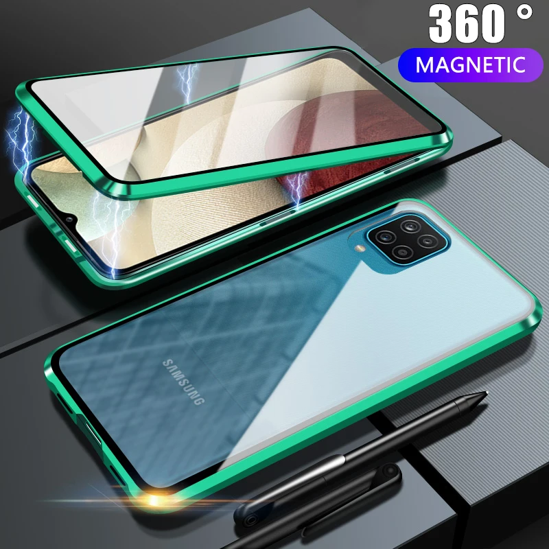 

New Magnetic Adsorption Metal Case For Samsung Galaxy A10 A10S A20 A20S A30 A30S A50 A70 A11 M31 Note 20 Ultra 8 9 10 Pro Cover