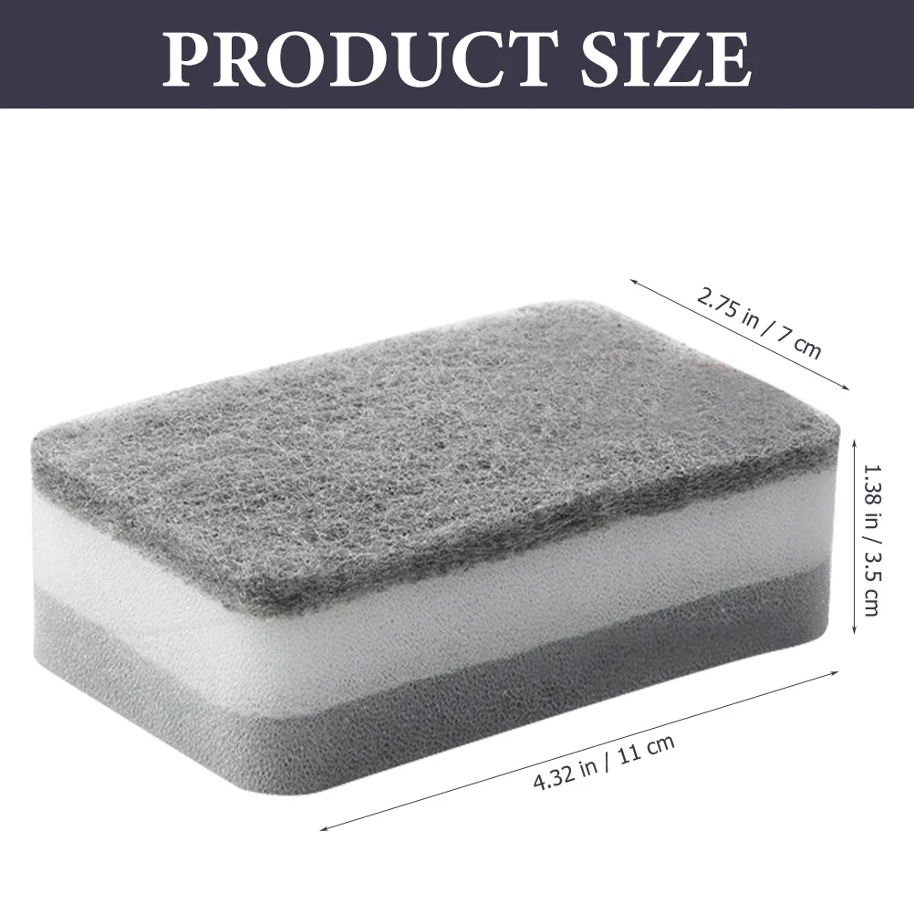 10 шт. губка для мытья посуды кухонные губки чистки скруббер чистящее средство