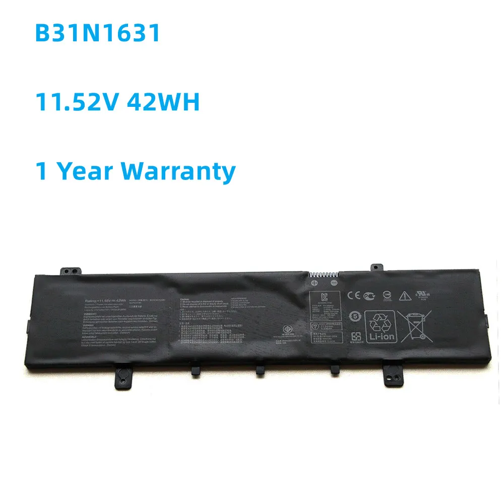 

ZNOVAY B31N1631 Laptop Battery For ASUS VivoBook 15 X505ZA X505BA X505BP F505 F505ZA F505BA X505ZA-BQ012T X505BA-1A 11.52V 42WH