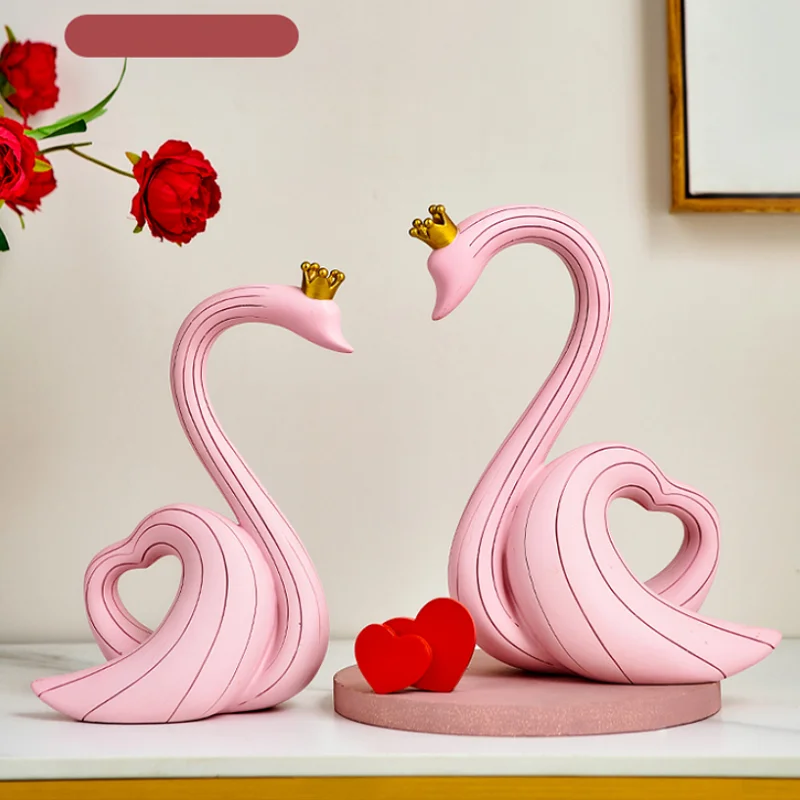 2Pcs/Creative living room TV cabinet with gift box, deluxe wedding room decoration, best friend wedding gift for newlyweds