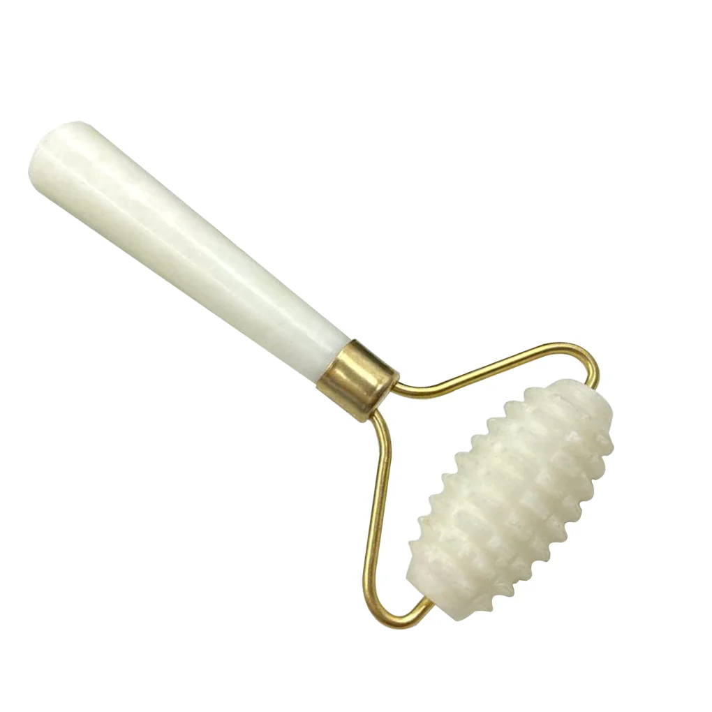 

1 PCS Face Roller Stone Alloy Facial Massage Roller Handle Portable Beauty Facial Rolling Massager