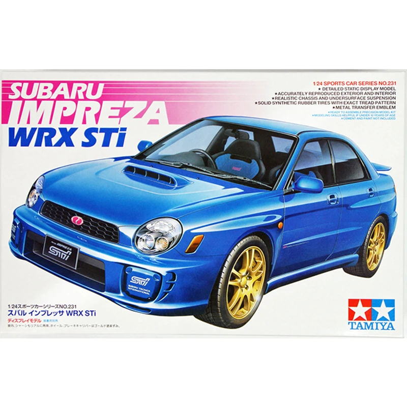 

Tamiya 24231 1/24 Sub Impreza WRX Sti спортивный автомобиль, собранные вручную модели автомобилей, наборы моделей автомобилей, «сделай сам» HobbyDesign