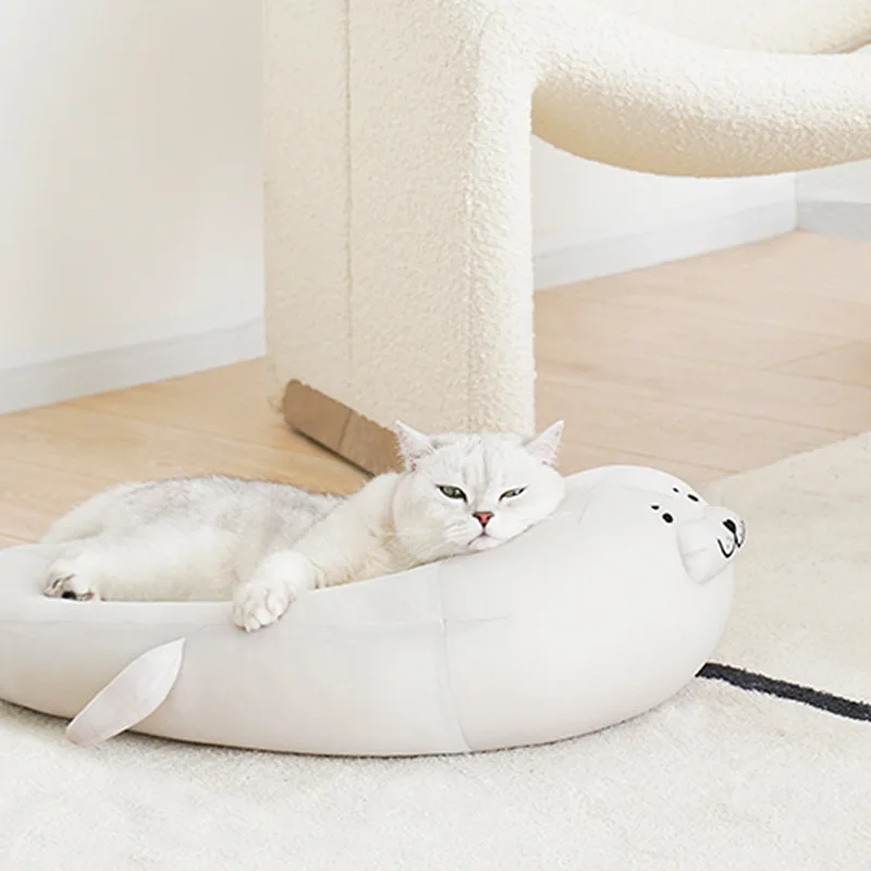 

Summer Universal Cat Dog Mat Ice Silk Cool Pet Nest Four Seasons Detachable And Washable Kennel House Pet Supplies Cat Dog beds