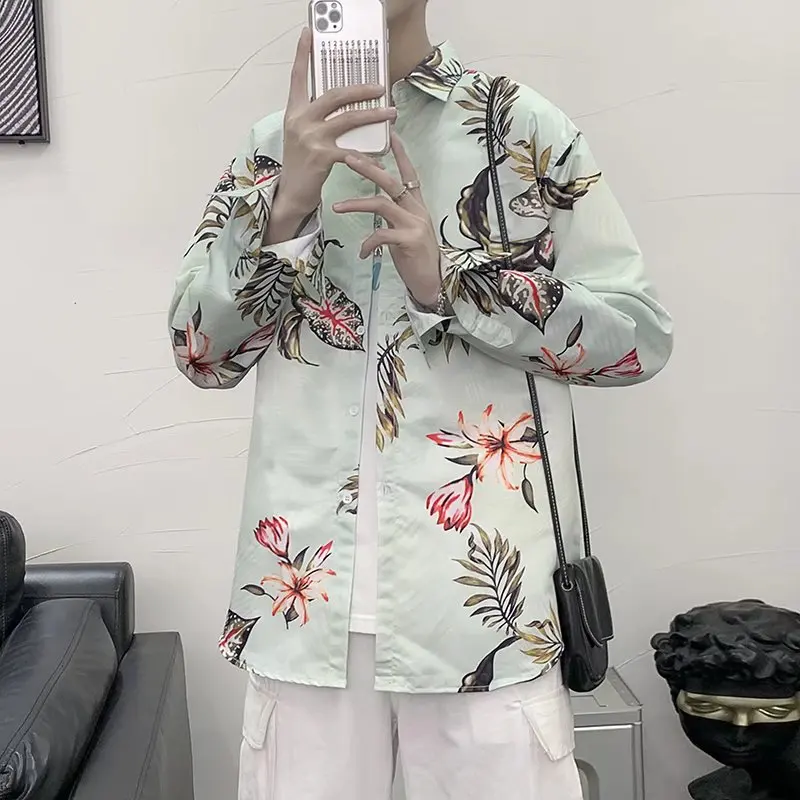 Spring and Autumn Ins Korean Version of The Trendy Handsome Shirt Style All-match Hip-hop Youth Jacket