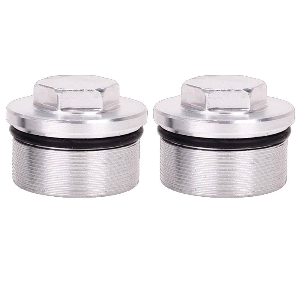 

Alloy Front Fork Bolts Adjuster for Honda Applicable for VTX1300 from 2003 2009 Boasting Easy Installation and Removal