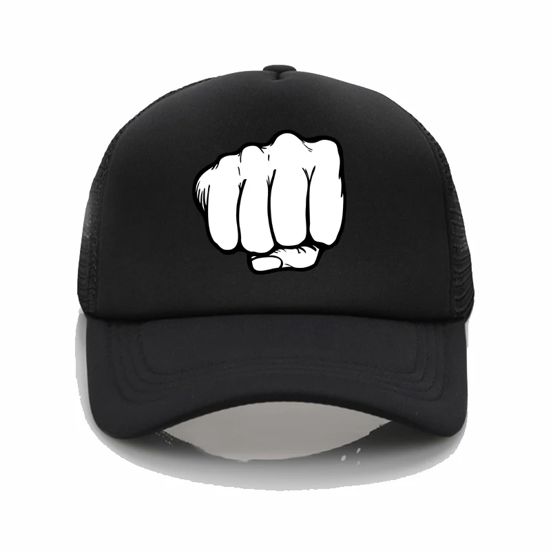 

Fashion hat struggle fist Printing baseball cap Men and women Summer Trend Cap New Youth Joker sun hat Beach Visor hat