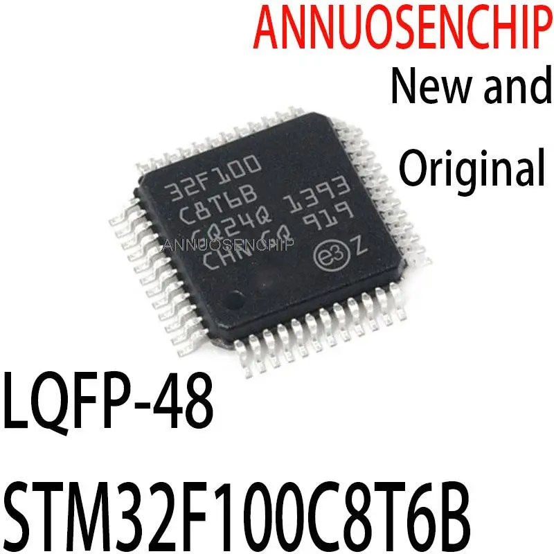 

1 шт. Новый и оригинальный STM32F100 C8T6B 32F100C8T6B 32F100 LQFP-48 STM32F100C8T6B