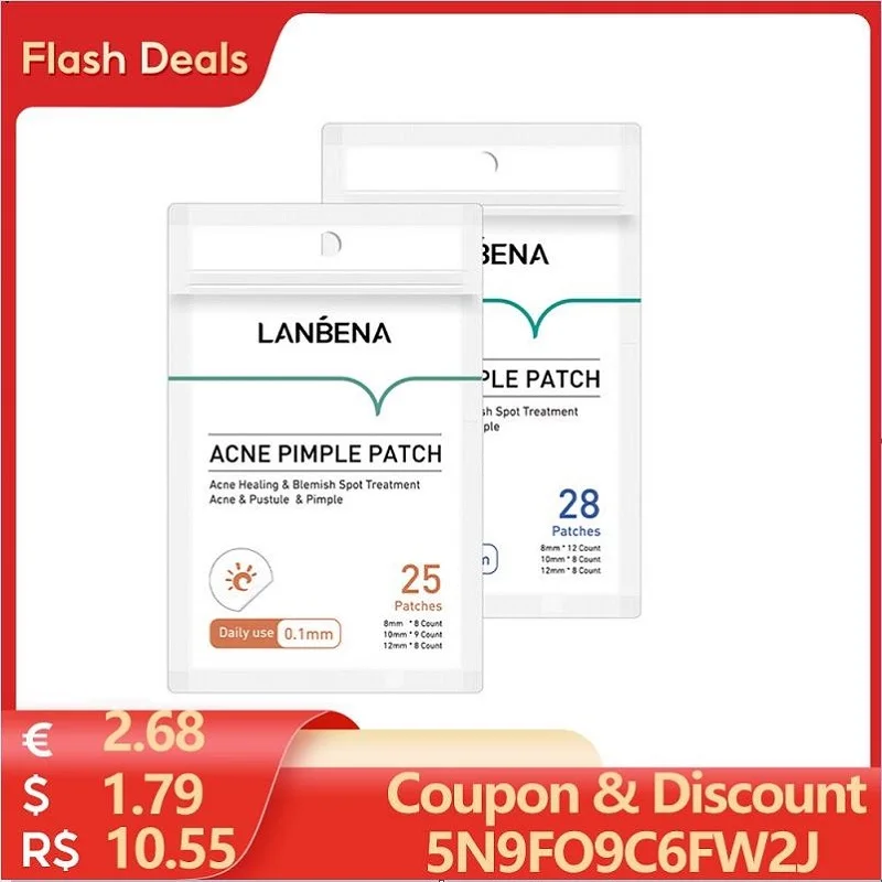 

LANBENA Acne Pimple Patch Stickers AcneBlemish Spot Facial Mask Skin Care Waterproof Treatment Pimple Remover Tool