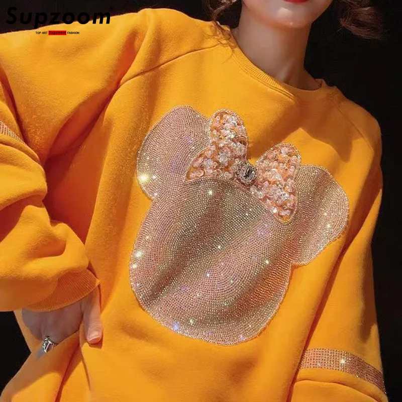 Новое поступление модные осенне-зимние пуловеры Disney повседневные хлопковые