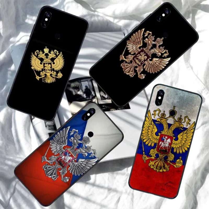 

Чехол с российским флагом для телефона Xiaomi Redmi Note 11 10 9T 8 7 Pro Redmi 9 9A 9C 8 7 6, мягкий черный чехол для телефона