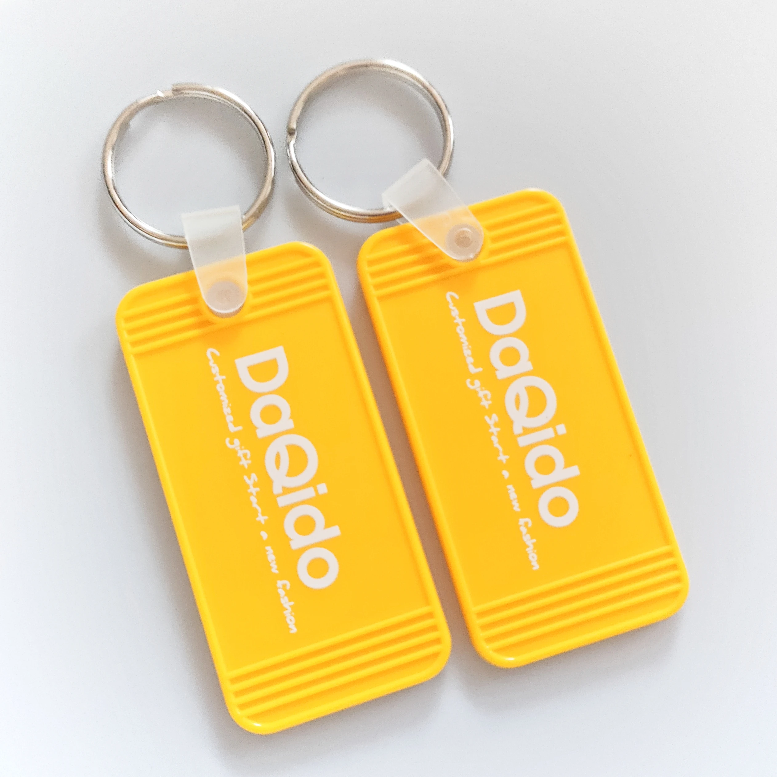 Daqido рекламный Пользовательский логотип чистый брелок для ключей в отеле