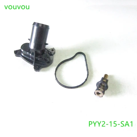Автомобильные аксессуары PYY2-15-SA1 комплект термостата клапана управления охлаждающей водой для Mazda CX-5 17-25 KF CX-8 CX30 CX-3 Mazda 2 Mazda 3 AT