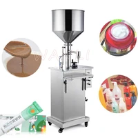 accuracy 1 semi automatic paste filling machine quantitative liquid filling machine cosmetic cream honey filling machine