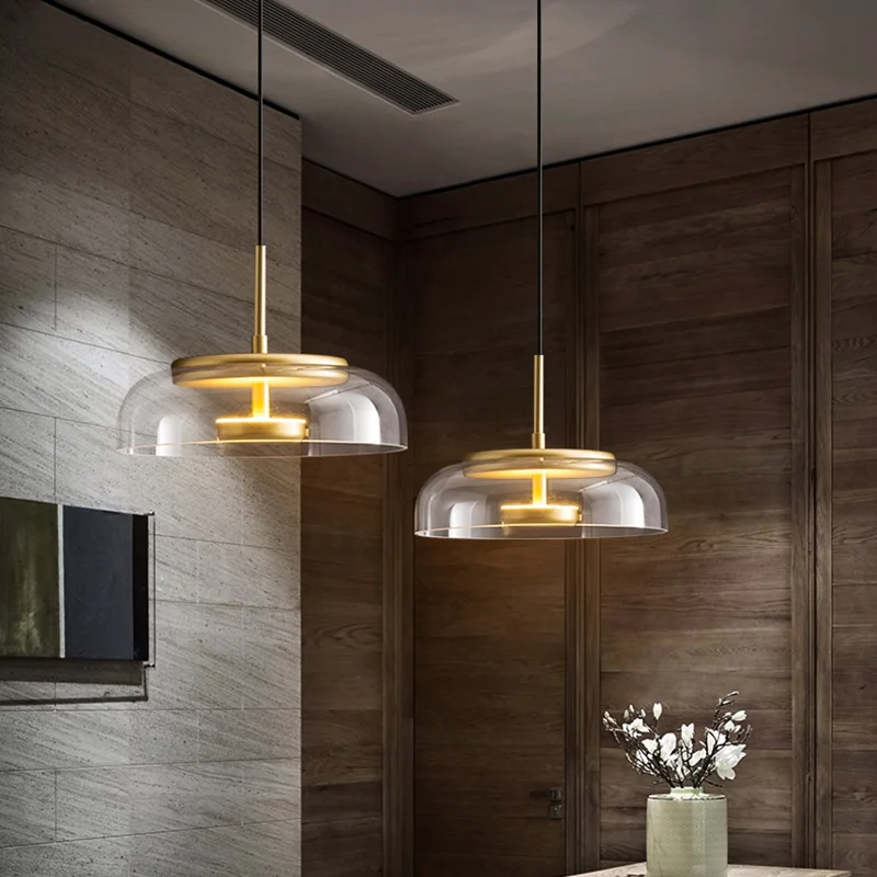 

Pendant Lamp Nordic Glass New Modern LED For Living Dining Room Bedroom Bedside Bar Kitchen Apartment Lamps Indoor Lighting