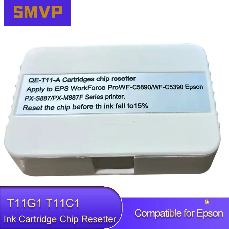 Сброс чипа чернильных картриджей T11G1 T11F1 T11C1 T11D1 совместимый с Epson WF-C5890 C5390