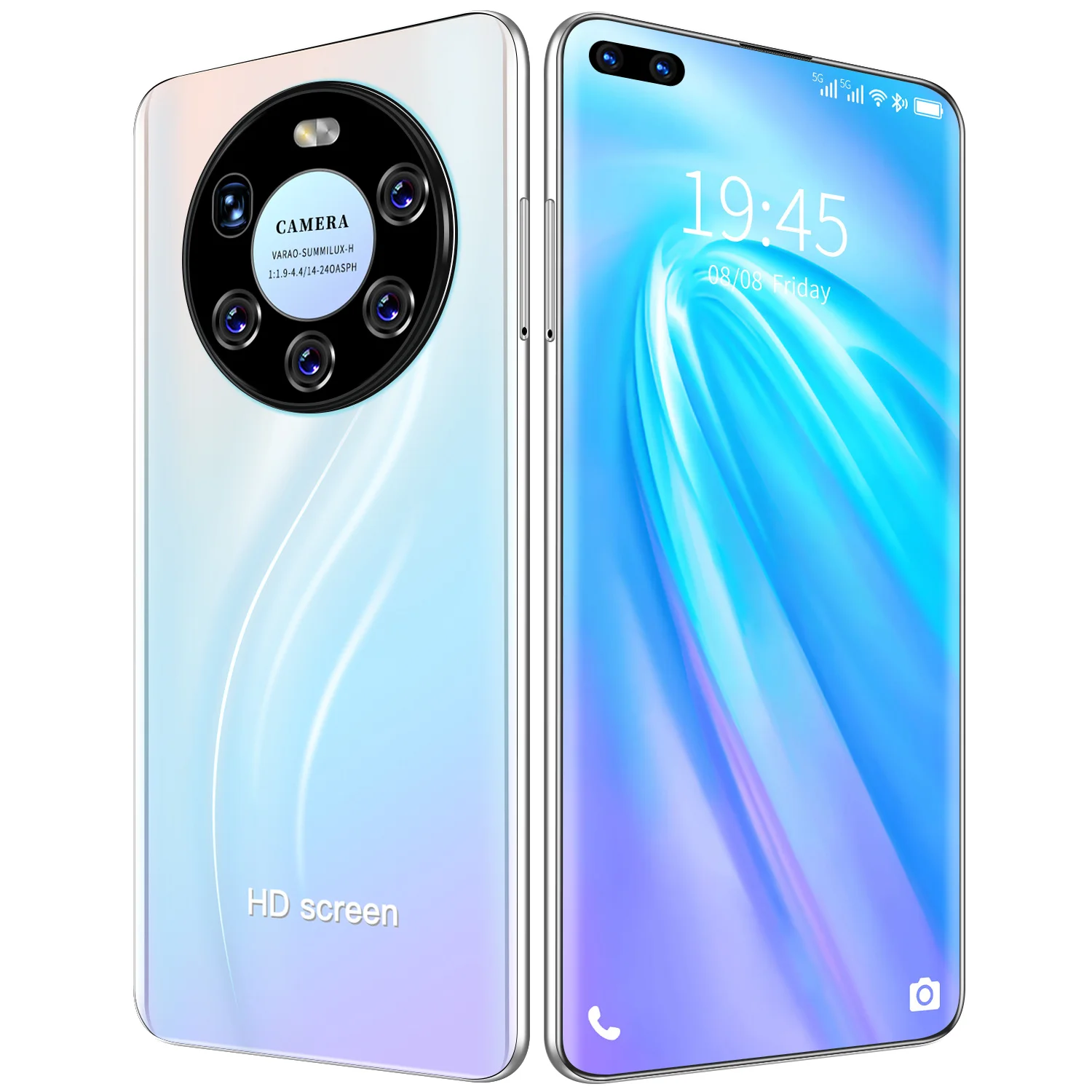 p50 pro cheap smartphone new cell phone android11 0 and 7 6inch hd screen 16gb768gb cell phone 5g network smartphone free global shipping