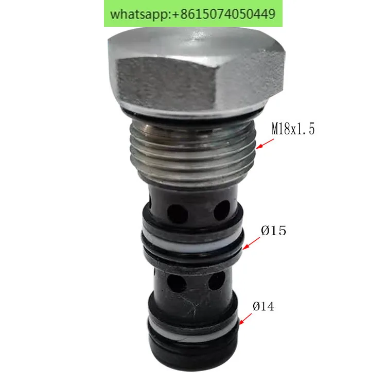 Гидравлический односторонний клапан LPC-08 гидравлический управления M18X1.5 цилиндр