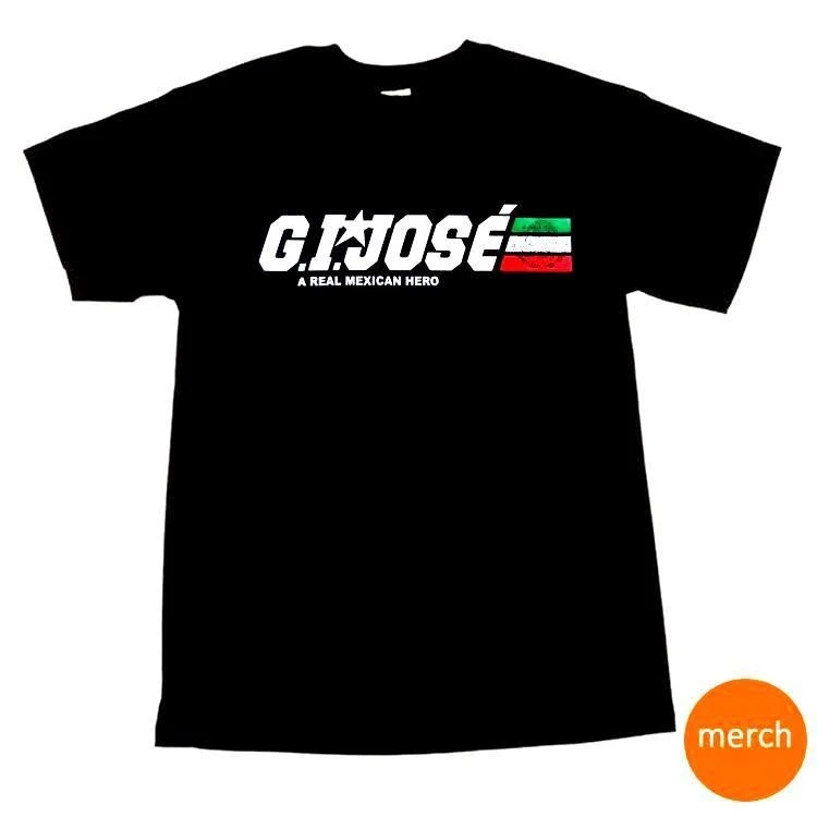 Футболка с изображением мексиканского героя армии США Джо логотип черная