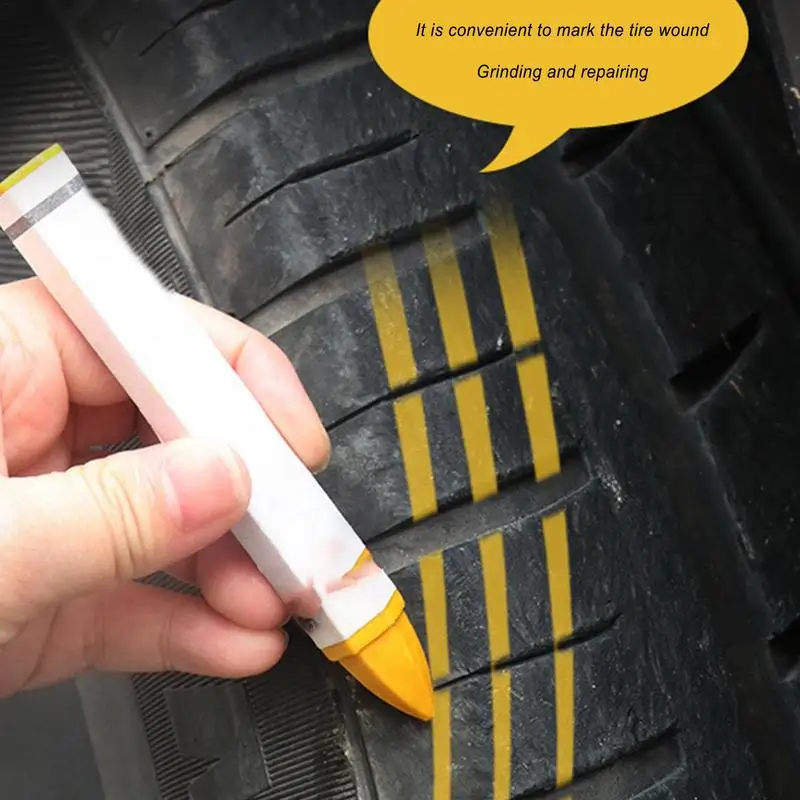 

Car Paint Marker Crayon Tire Car Marker, Anti-Scratch Removal Paint Pen Waterproof Vehicles Paint Markers For For Wood Ceramics