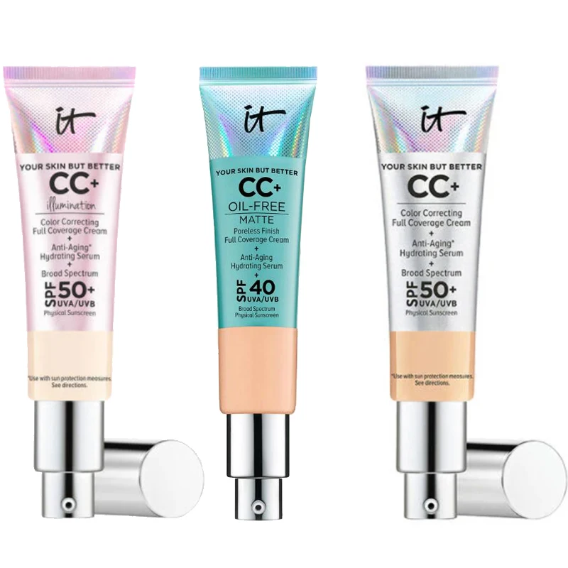 

CC+ Cream your Skin But Better Illumination Full-Coverage Foundation with SPF 50+ Oil-Free Matte Color Correcting Anti Aging