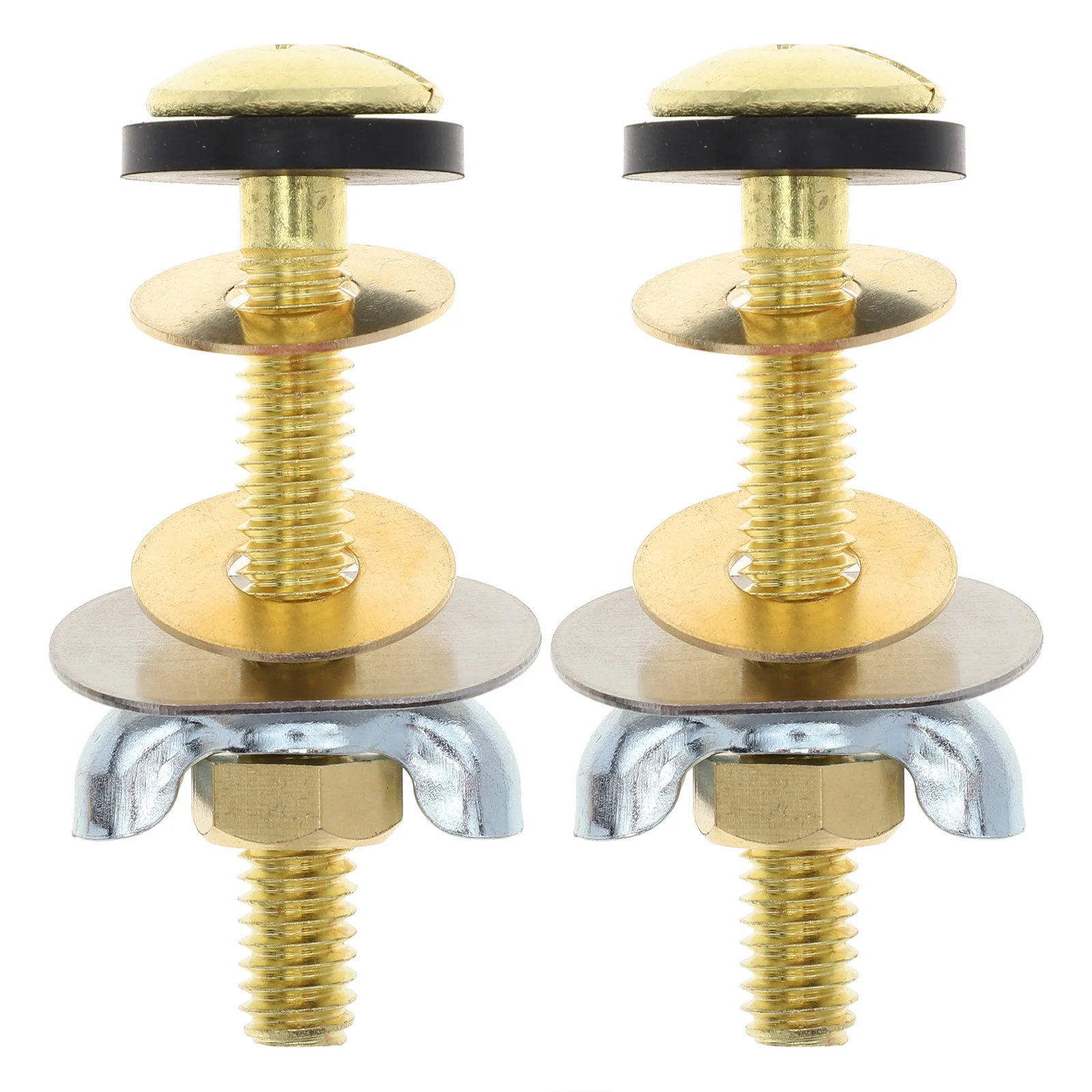 

2pcs Toilet Water Tank Partss Bolts Screws Universal Mounting Bolt Screws Toilet Water Tank Partss Parts