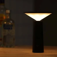 cordless led desk lamp night light dimmable usb rechargeable touch control restaurant bar dinner table lamp bedside night light