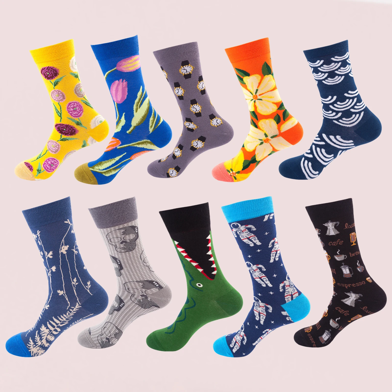 

Autumn Winter Unisex Mid-Calf Socks Harajuku Simple Daily Versatile Casual Stretchy Socks Streetwear New Clothing