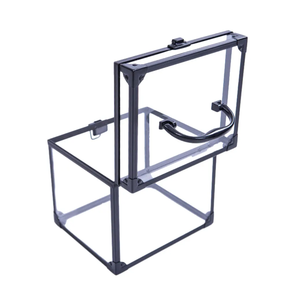 

Lock Small Storage Box - Large Capacity Durable Clear Acrylic Lightweight Wide Storage Box Acrylic Portable Bag