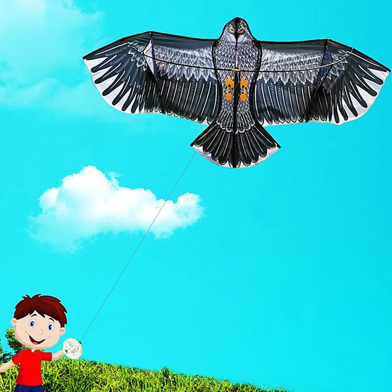 Бесплатная доставка Eagle kite juegos Gigantes para exterior giochi giardino esterno trompo con cuerda carretilha pipa linha fun