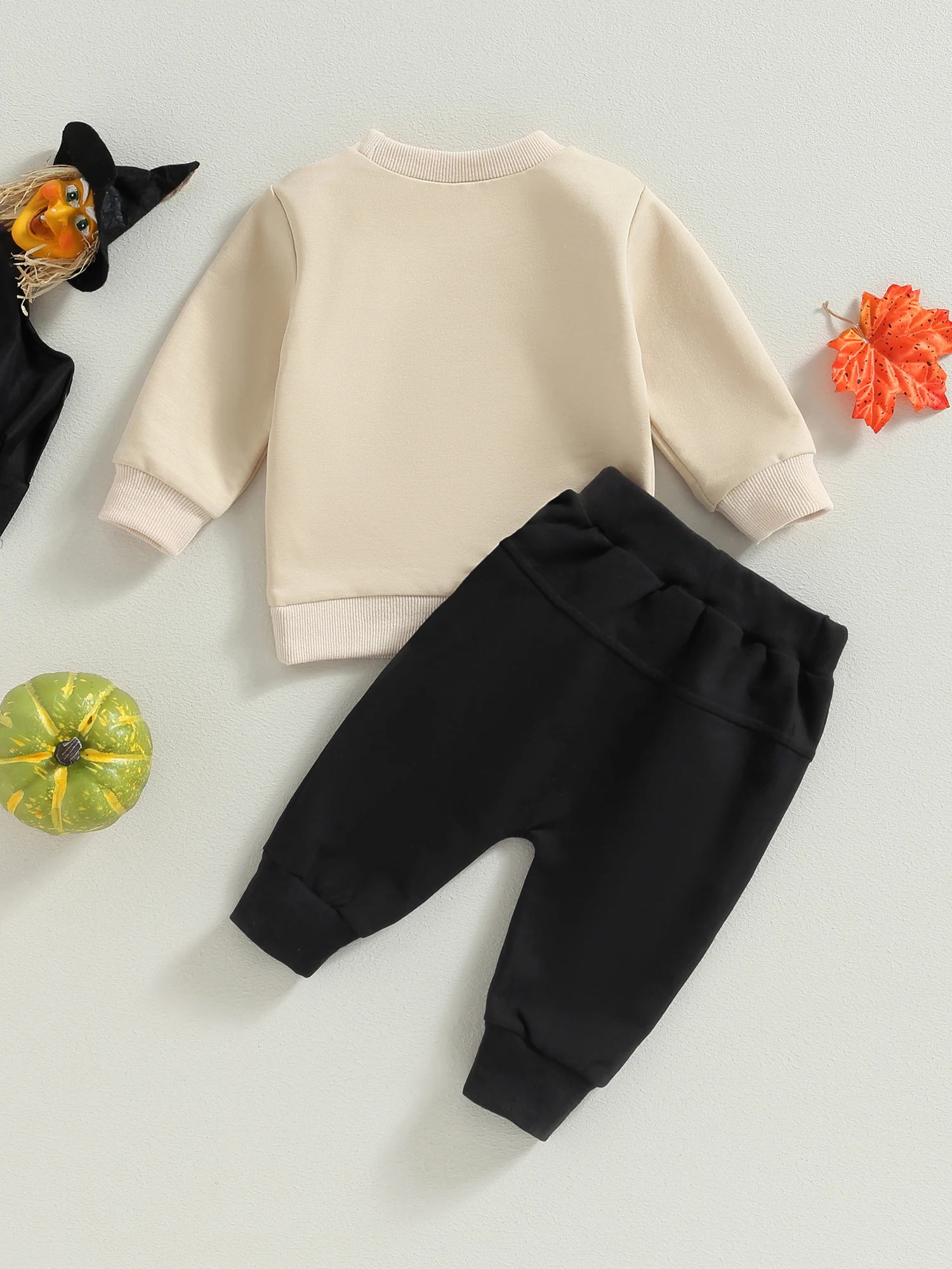 

Cute Baby Girl Halloween Costume Pumpkin Print Long Sleeve Romper Tutu Skirt Set Adorable Infant Newborn Fall Outfit
